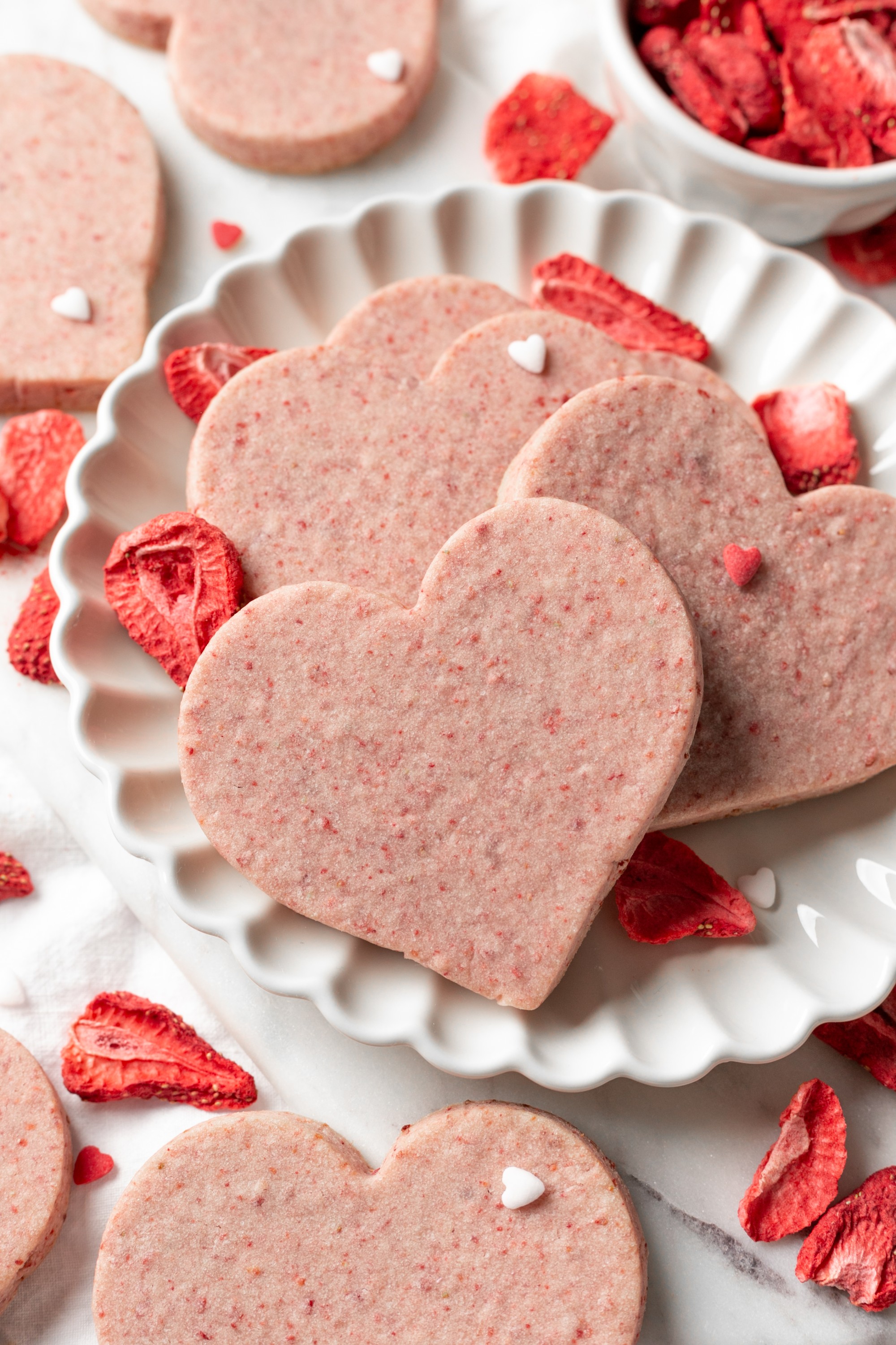 Strawberry Cut Out Sugar Cookies